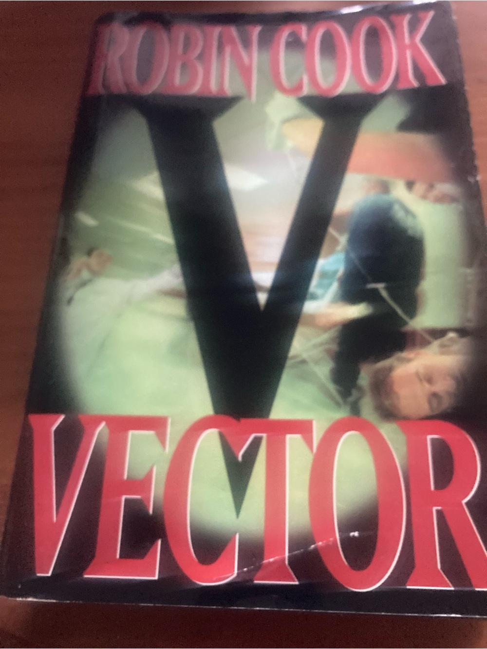 Vector by Robin Cook — Black, Green, Red Hard Cover